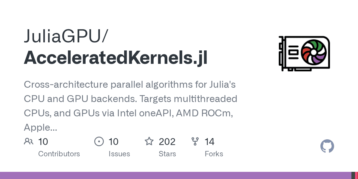 AcceleratedKernels.jl preview